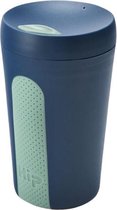 HIP Drinkbeker To Go - Polypropyleen/Siliconen - 355 ml - Blauw/Groen