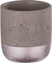 Wenko Badkamerbeker Mauve 8,5 X 9 Cm Beton Grijs