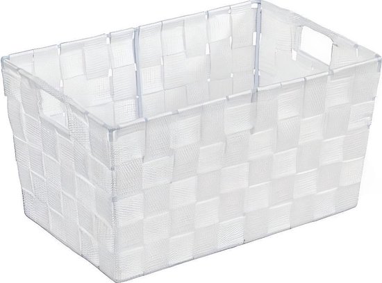 Möve Tube Opbergmand 30 X 15 X 9 Cm Gebroken Wit - Vormbaar Kunststof Metaaldraad Mand