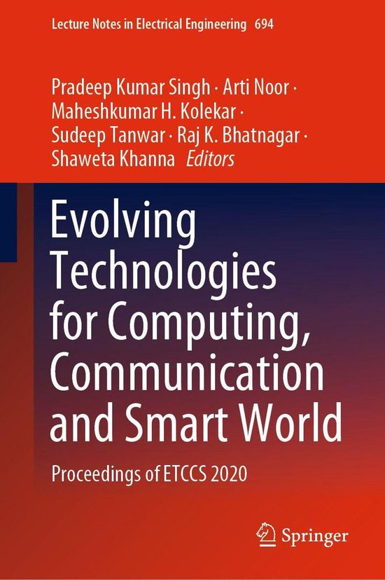 Springer Nature Proceedings Computer Science - Evolving Tech ... - cover
