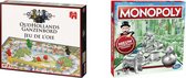 Spellenbundel - Bordspellen - 2 Stuks - Ganzenbord & Monopoly Classic