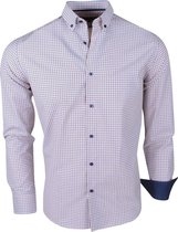 Jan Paulsen - Heren Design Overhemd - Regular Fit - Blauw