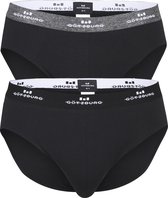 Gotzburg heren boxers (2-pack) - normale lengte - zwart - Maat: XL