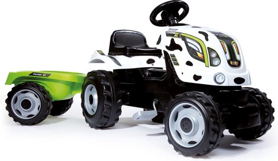 Smoby Tractor Farmer XL Koe - Traptractor