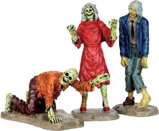 Lemax - Walking Zombies - Set Of 3
