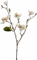 Kunsttak Magnolia wit/roze 65 cm