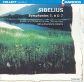 Sibelius: Symphonies nos 3, 6 & 7 / Gibson, Royal Scottish NO
