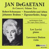 Jan Degaetani In Concert, Volume Tw