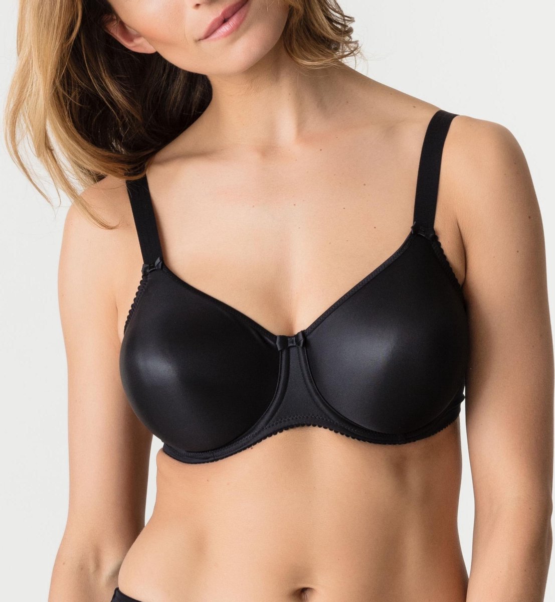 PrimaDonna Satin Beugel Bh 0161330 Zwart - maat EU 65F / FR