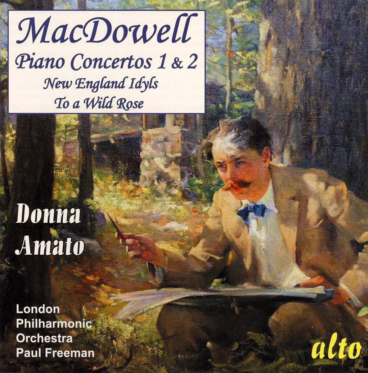 Macdowell Pno Concs 1.2 / Wild Rose / Idyls