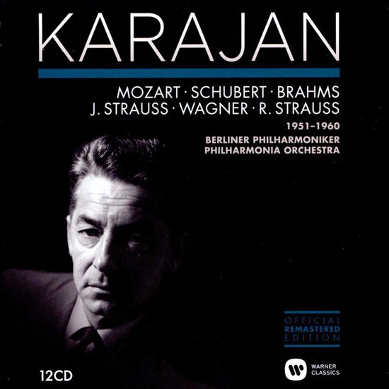 Mozartschubertbrahmsstrauss Herbert Von Karajan Cd Album Muziek