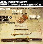 Mozart: Serenade No. 10; Strauss: Serenade in E-flat; Milhaud: Suite Française