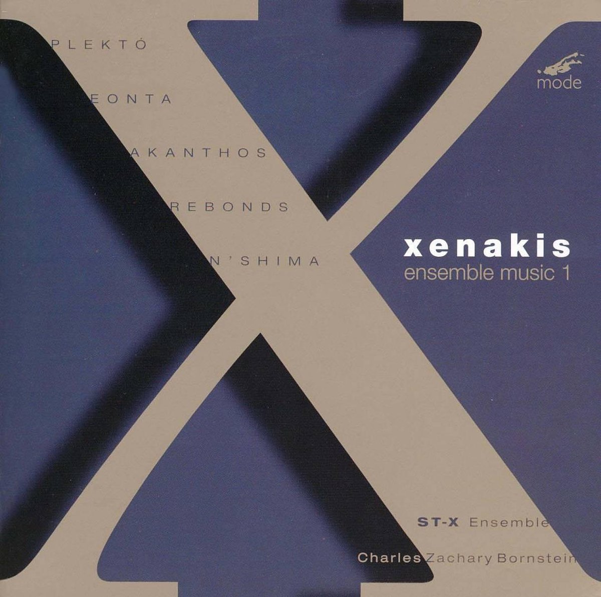 ST-X Ensemble, Charles Zacharie Bornstein - Ensemble Music 1: Plekto/Eonta/Akan (CD)