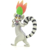 Madagascar speelfiguurtje - poppetje - King Julien- Ringstaartmaki - 8cm