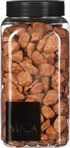 Decoratie/hobby steentjes terra cotta  650 ml - Home Deco - Woonaccessoires - Decoratie materialen