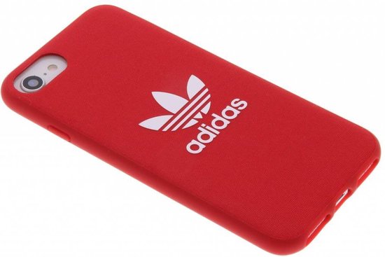 adidas Originals Adicolor Backcover iPhone SE (2022 / 2020) / 8 / 7 / 6(s)  hoesje - Rood | bol.com
