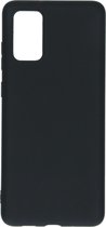 Hoesje geschikt voor Samsung Galaxy S20 Plus Hoesje Siliconen - Color Backcover - Zwart