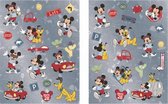 W&o Stickervel Mickey Junior 21 X 30 Cm Papier Grijs 2 Stuks