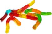 Damel - Fruitgum Slangen - 1 kilo - dierensnoep - candy - traktatie - snoep - snoepzak - schepsnoep - babysnoep - wormen - slangen - snakes