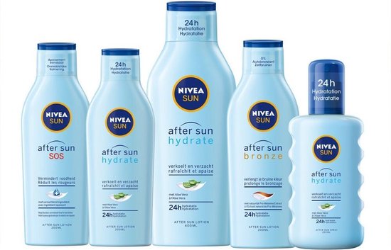 Azijn Ziekte Vergevingsgezind NIVEA SUN Hydraterende Kalmerende After Sun Lotion - 400 ml | bol.com