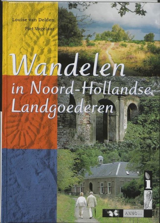 Cover van het boek 'Wandelen in Noord-Hollandse landgoederen' van Louise van Delden