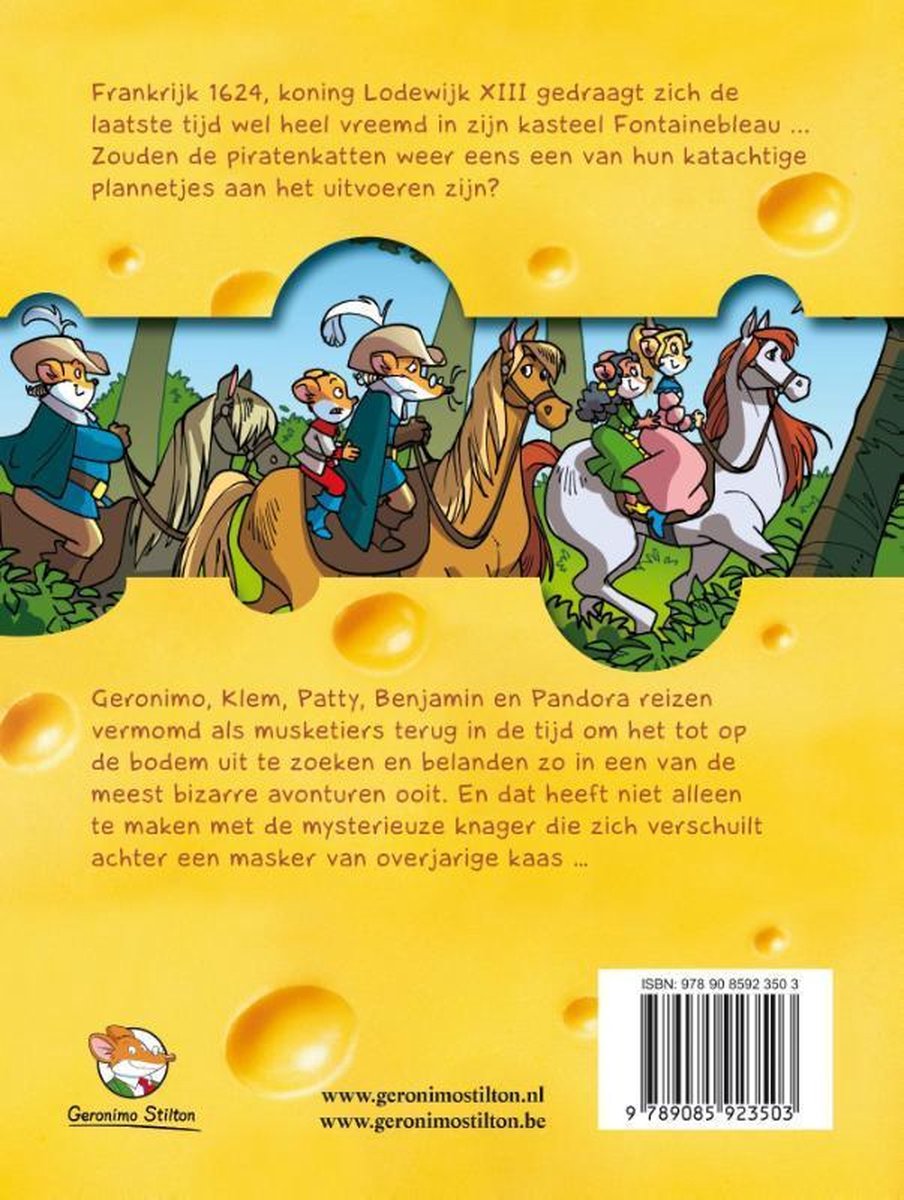 De muizenissige musketiers - back cover