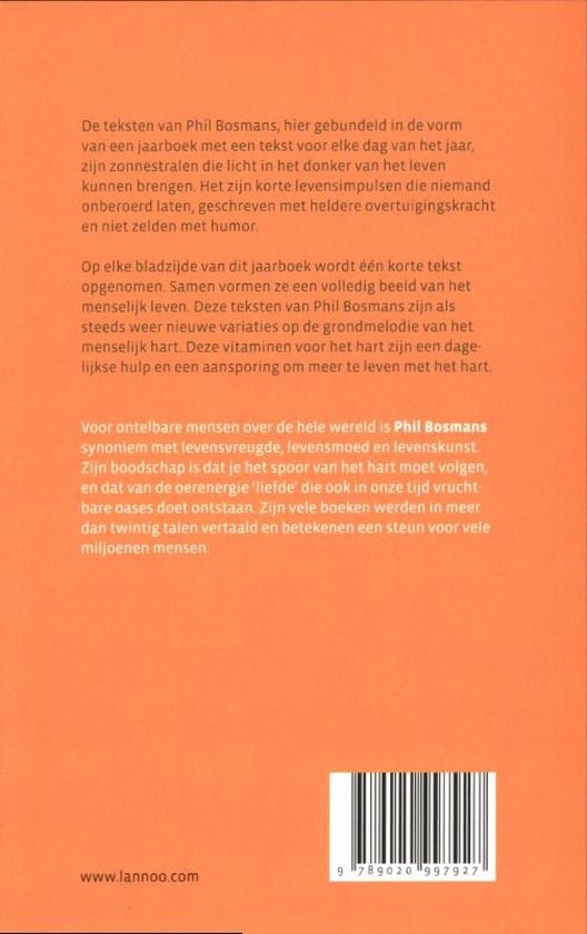 Achterkant van het boek 'Menslief, ik wens je vrede en alle goeds' met tekst en ISBN.