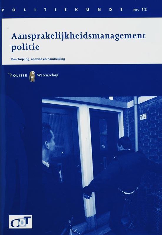 Cover van het boek 'Aansprakelijkheidsmanagement politie / druk 1' van E.R. Muller