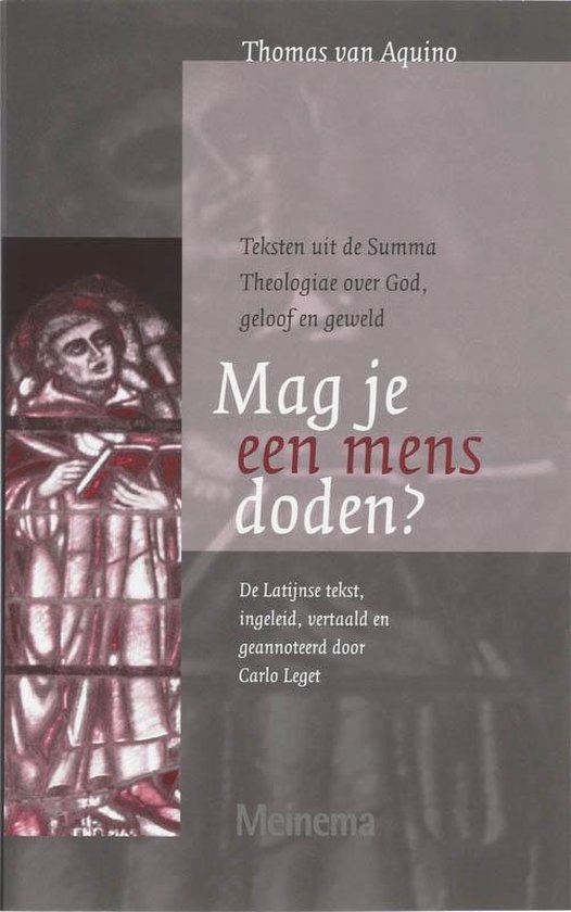 Cover van het boek 'Mag je een mens doden?' van Th. van Aquino