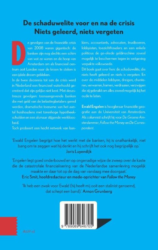 De schaduwelite voor en na de crisis