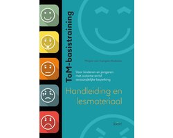 Omslag van ToM-basistraining. Box met Handboek en lesmateriaal