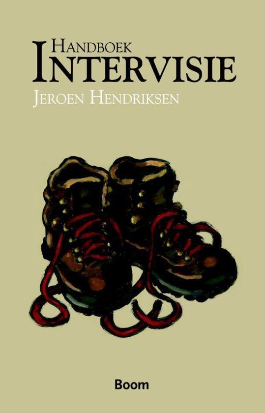 Boekcover 'Handboek Intervisie' met afbeelding van wandelschoenen.