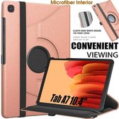 Samsung Galaxy Tab A7 10.4 (2020) Cover - Coque Rotative 360 Galaxy Tab A7 - Or Rose