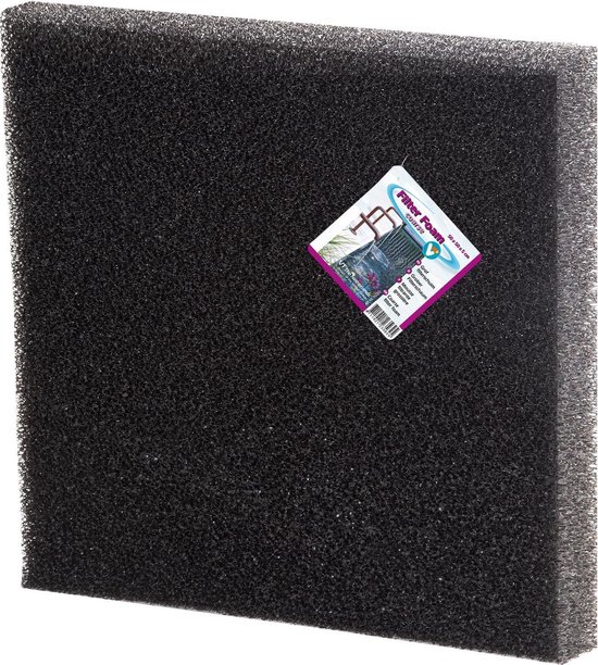 Velda VT filter foam 50 x 50 x 5 cm zwart