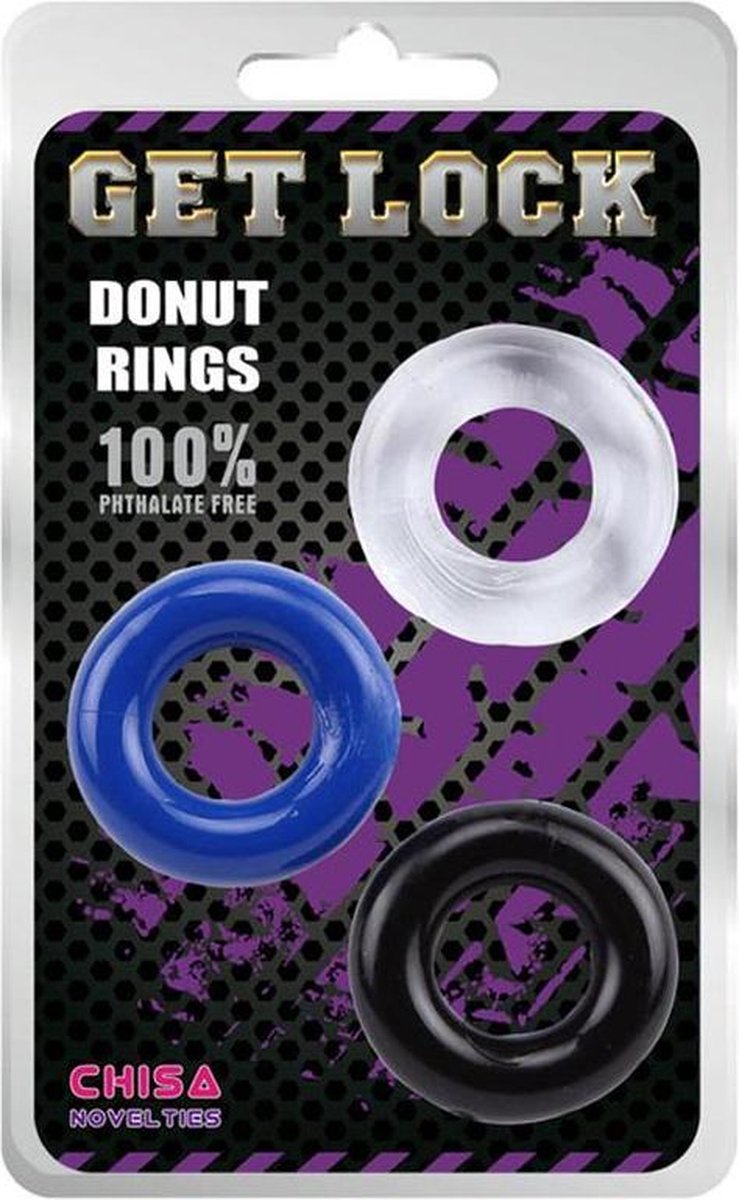 Goedkoopste CHISA - Donut Rings-assorted 3 Pack