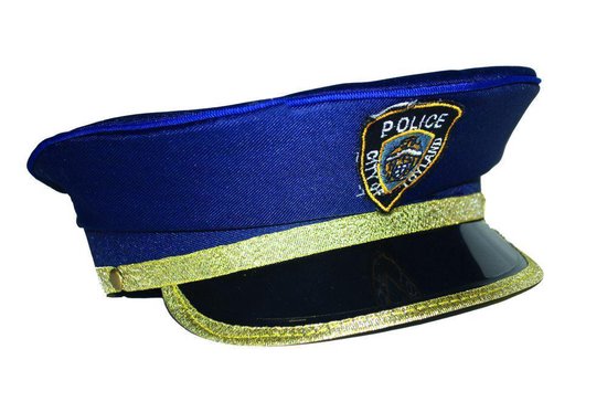 medeleerling Extremisten schraper Kinder politiepet blauw met goud - Agenten - Carnaval verkleed hoeden |  bol.com