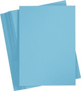 Gekleurd Karton, A4, 210x297 mm, 180 gr, 100 vel/ 1 doos | Knutselpapier | Knutselkarton