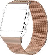 Ionic milanese band - rose goud - Geschikt voor Fitbit - SM - Horlogeband Armband Polsband