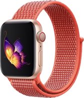 Nylon sport loop band - nectarine - Geschikt voor Apple Watch