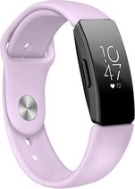 Inspire sport silicone band - lavendel - Geschikt voor Fitbit - ML - Horlogeband Armband Polsband