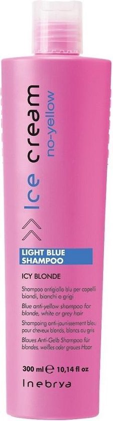 INEBRYA Ice Cream No-Yellow Light Blue Shampoo szampon do włosów blond 300ml