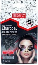 Beauty Formulas - Charcoal Eye Gel Patches 6 Pairs Of