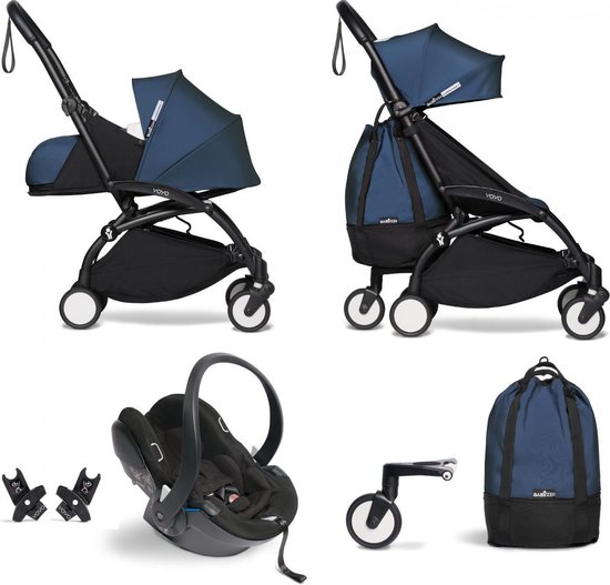 Babyzen YOYO² buggy COMPLEET vanaf de geboorte inclusief YOYO² BeSafe  autostoel zwart ... | bol.com