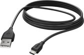 Hama Oplaad-/gegevenskabel Micro-USB 3 M Zwart