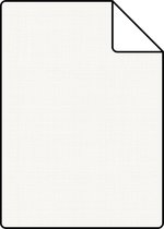 Proefstaal ESTAhome behang linnenstructuur wit - 139022 - 26,5 x 21 cm