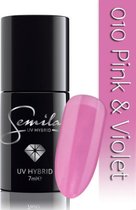 010 UV Hybrid Semilac Pink & Violet 7 ml.