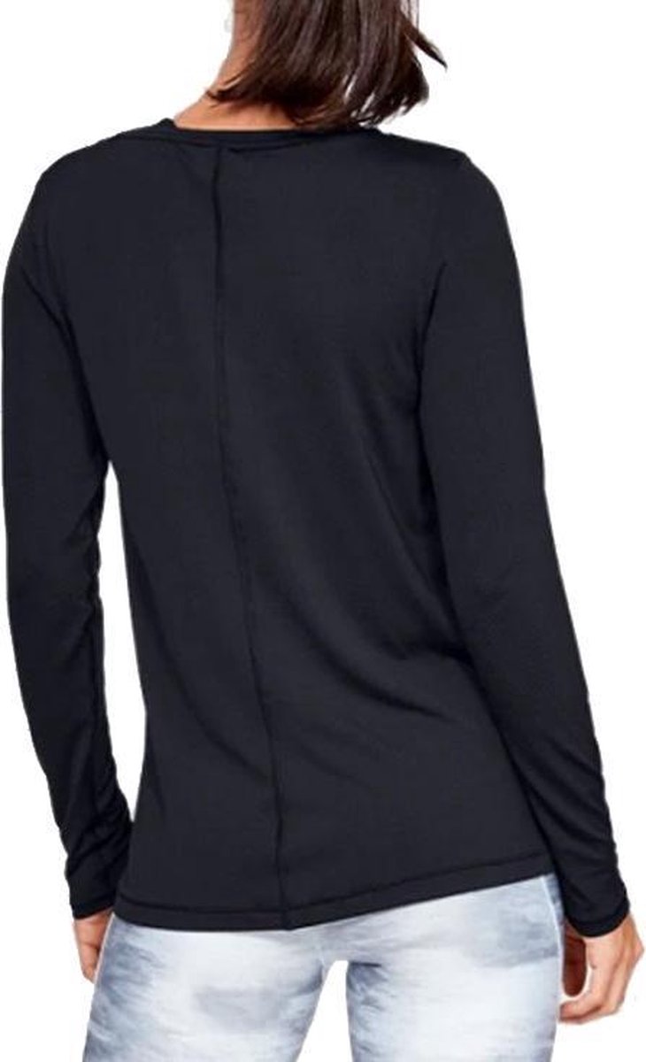 Under Armour W HG Armour Long Sleeve 1328966001, Femme, Zwart, Tshirt