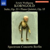 Spectrum Concerts Berlin - Suite, Op. 23 - Piano Quintet, Op. 15 (CD)