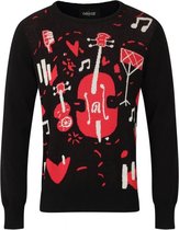 Collectif Heren Jimmy Jazz Sound 50's Jumper Zwart