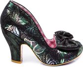 Irregular Choice Nick of Time Floral Pumps Groen